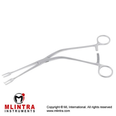 Millin Ligature Holding Forceps Stainless Steel, 24 cm - 9 1/2"
